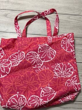 Lilly Pulitzer Pink & Orange Floral Print Tote